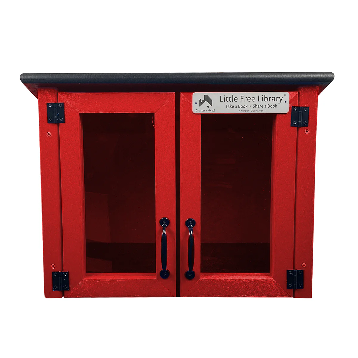 Composite Double Door Cottage Red Kit Little Free Library - Image 11
