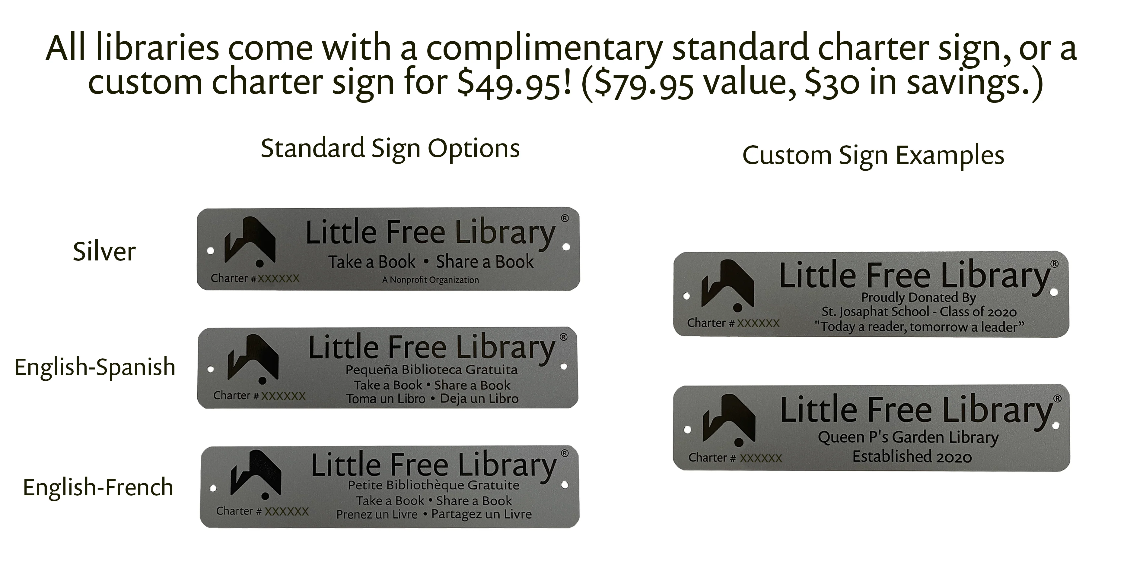Composite Two Story Forest Little Free Library - Image 3
