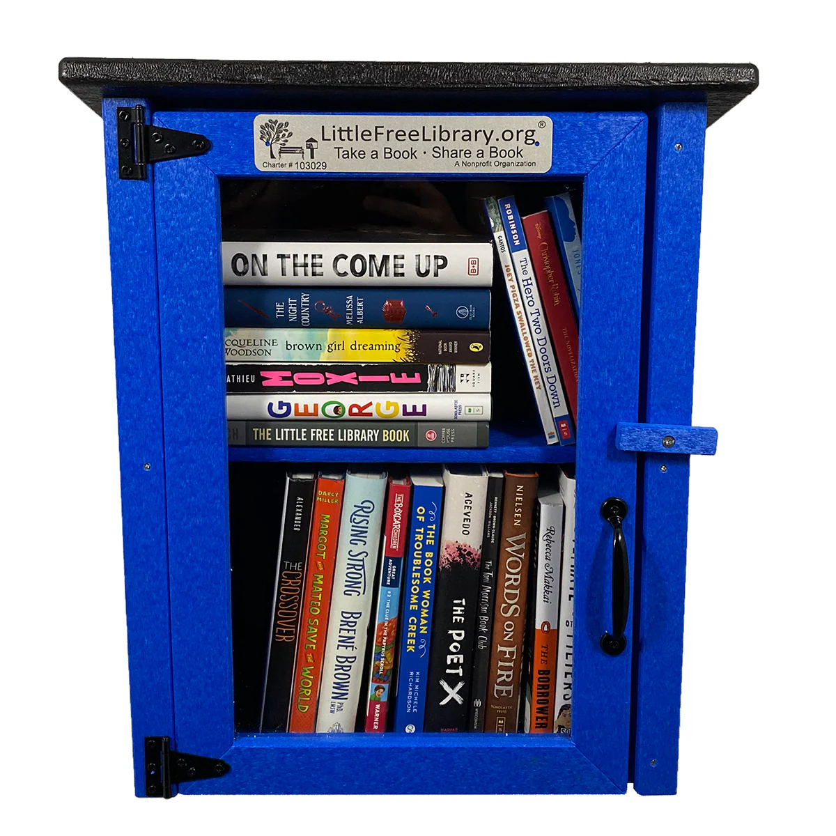 Composite Two Story Blue Kit Little Free Library - Image 7